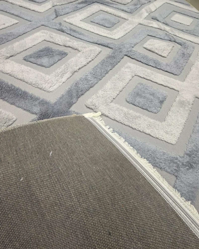 ALFOMBRA JACQUARD ANTIDESLIZANTE CON RELIEVE 150X200 CM - 1