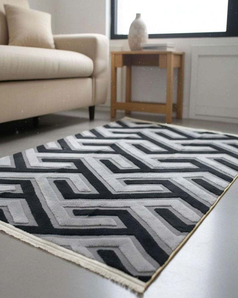 ALFOMBRA JACQUARD ANTIDESLIZANTE CON RELIEVE 200X240 CM - 6