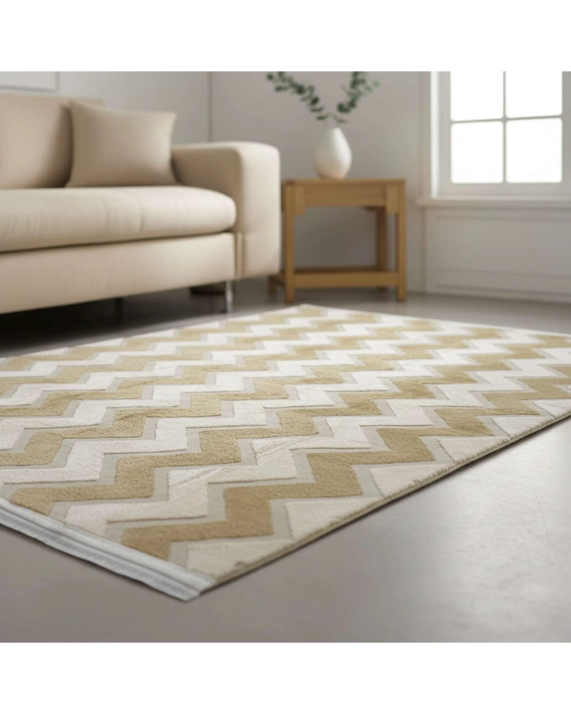 ALFOMBRA JACQUARD ANTIDESLIZANTE CON RELIEVE 200X240 CM - 2
