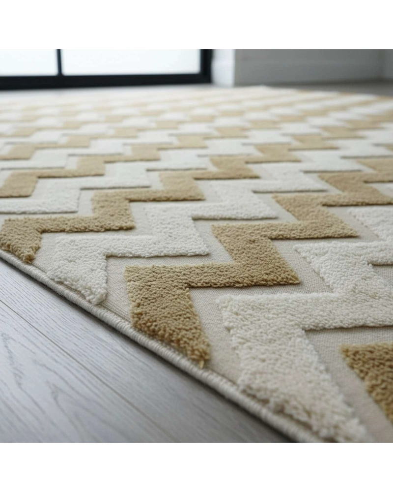 ALFOMBRA JACQUARD ANTIDESLIZANTE CON RELIEVE 200X240 CM - 3