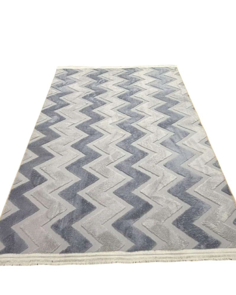 ALFOMBRA JACQUARD ANTIDESLIZANTE CON RELIEVE 200X240 CM - 1