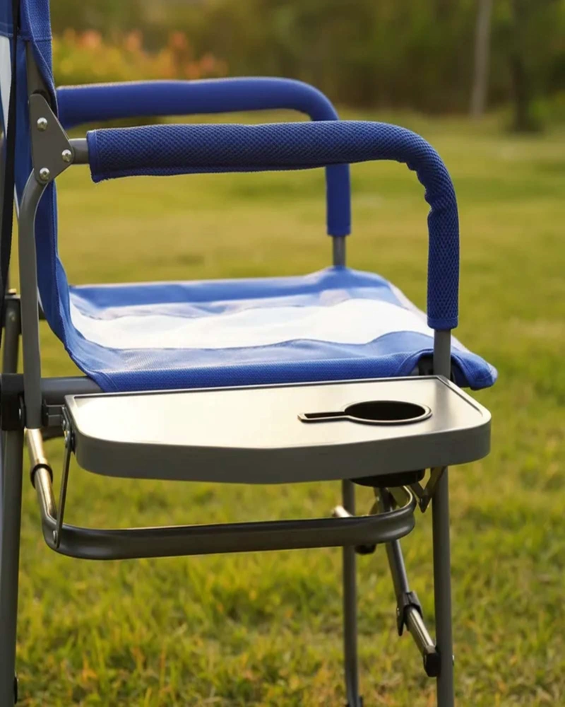 SILLA DE PLAYA O CAMPING PICNIC CON PORTA VASOS - 7