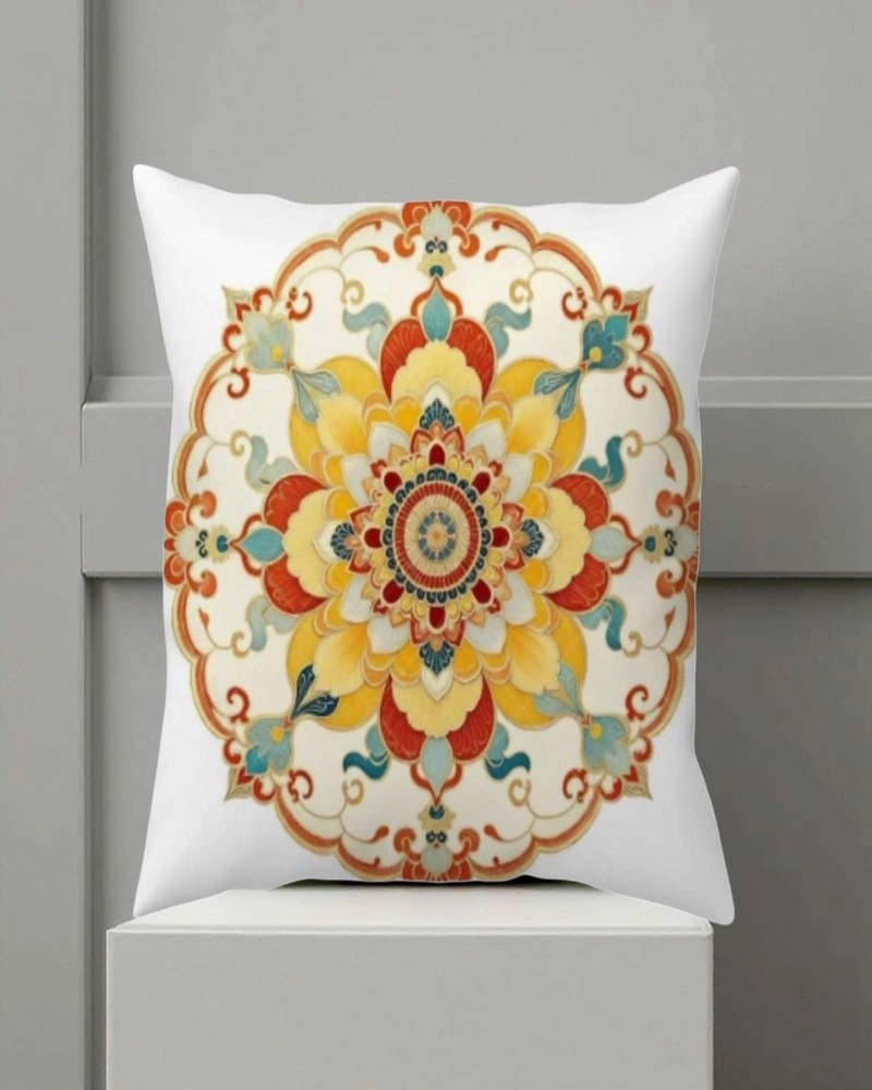 FUNDAS DE COJIN MANDALA ESTAMPADAS PACK DE 2 PIEZAS - 4
