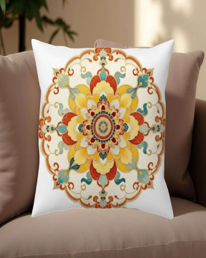 FUNDAS DE COJIN MANDALA ESTAMPADAS PACK DE 4 PIEZAS - 3