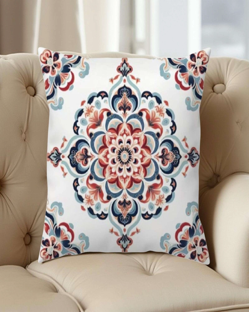 FUNDAS DE COJIN MANDALA ESTAMPADAS PACK DE 4 PIEZAS - 4