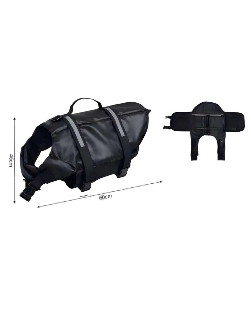 CHALECO SALVAVIDAS FLOTADOR PARA PERROS TALLA L 75X60 CM - 5
