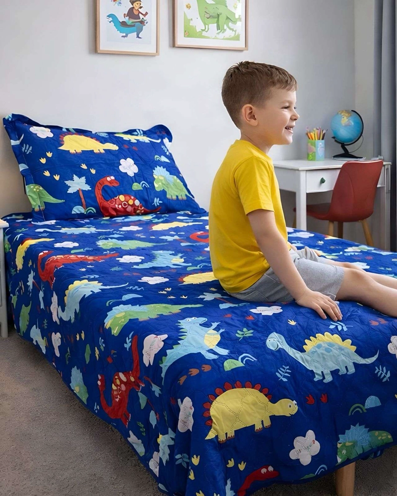 COLCHA INFANTIL NIÑA NIÑO QUILT PLAZA Y MEDIA - 3