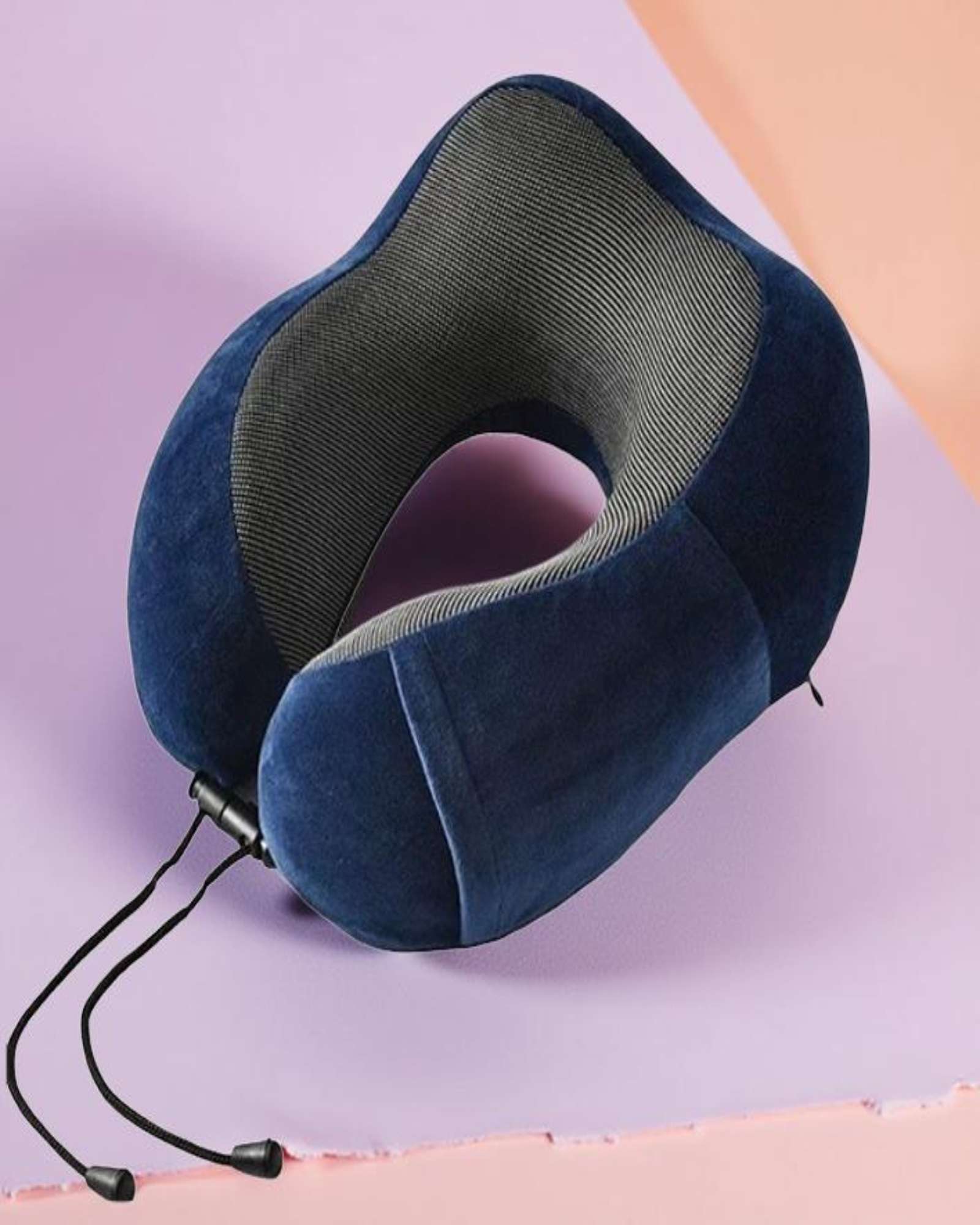 ALMOHADA DE CUELLO IDEAL PARA VIAJE  AZUL MARINO - 3