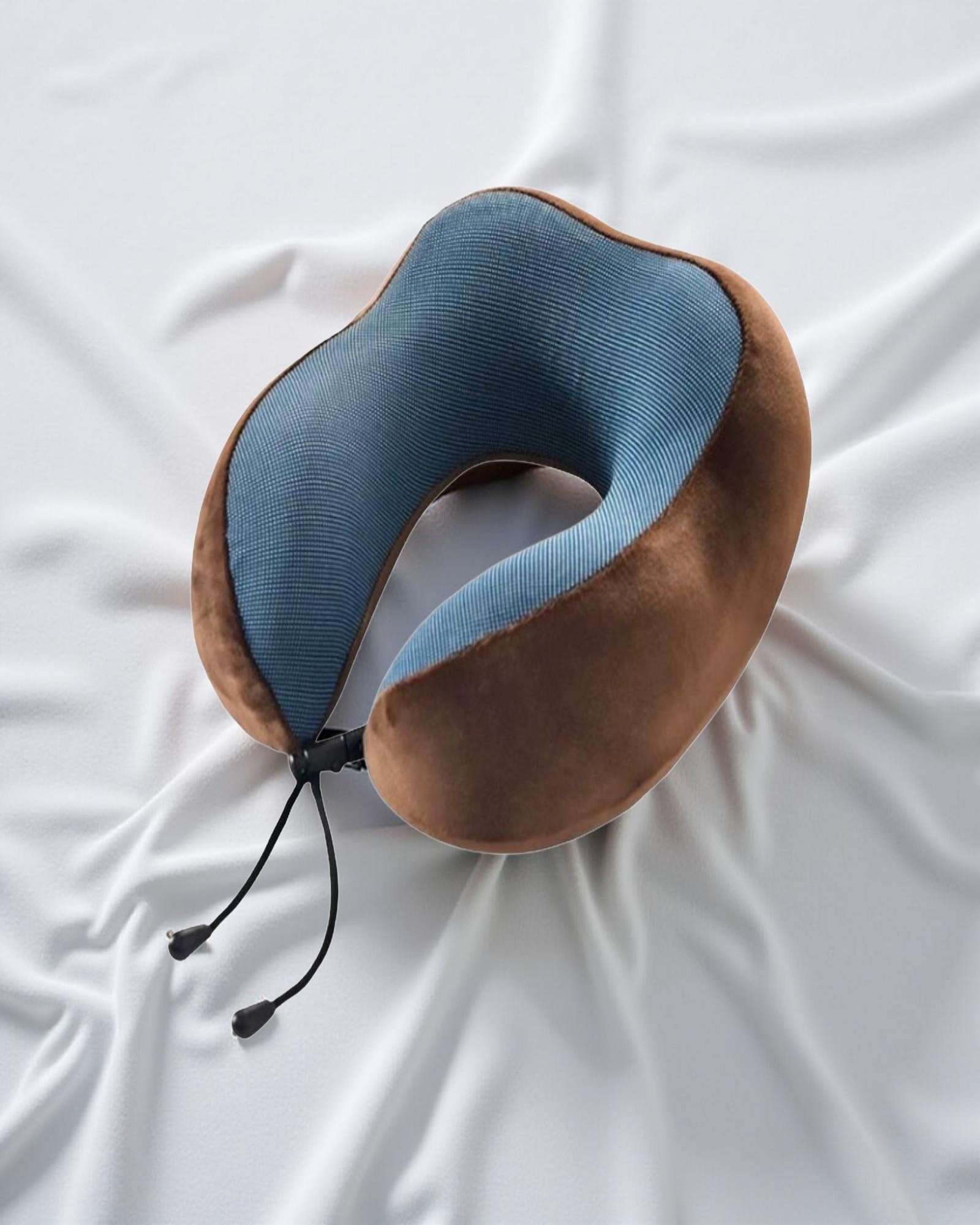 ALMOHADA DE CUELLO IDEAL PARA VIAJE  MARRON - 3