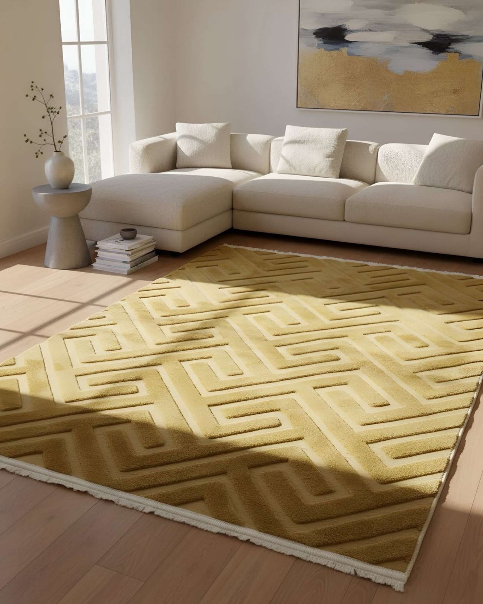 ALFOMBRA JACQUARD MODERNA Y ELEGANTE 150X200 - 3