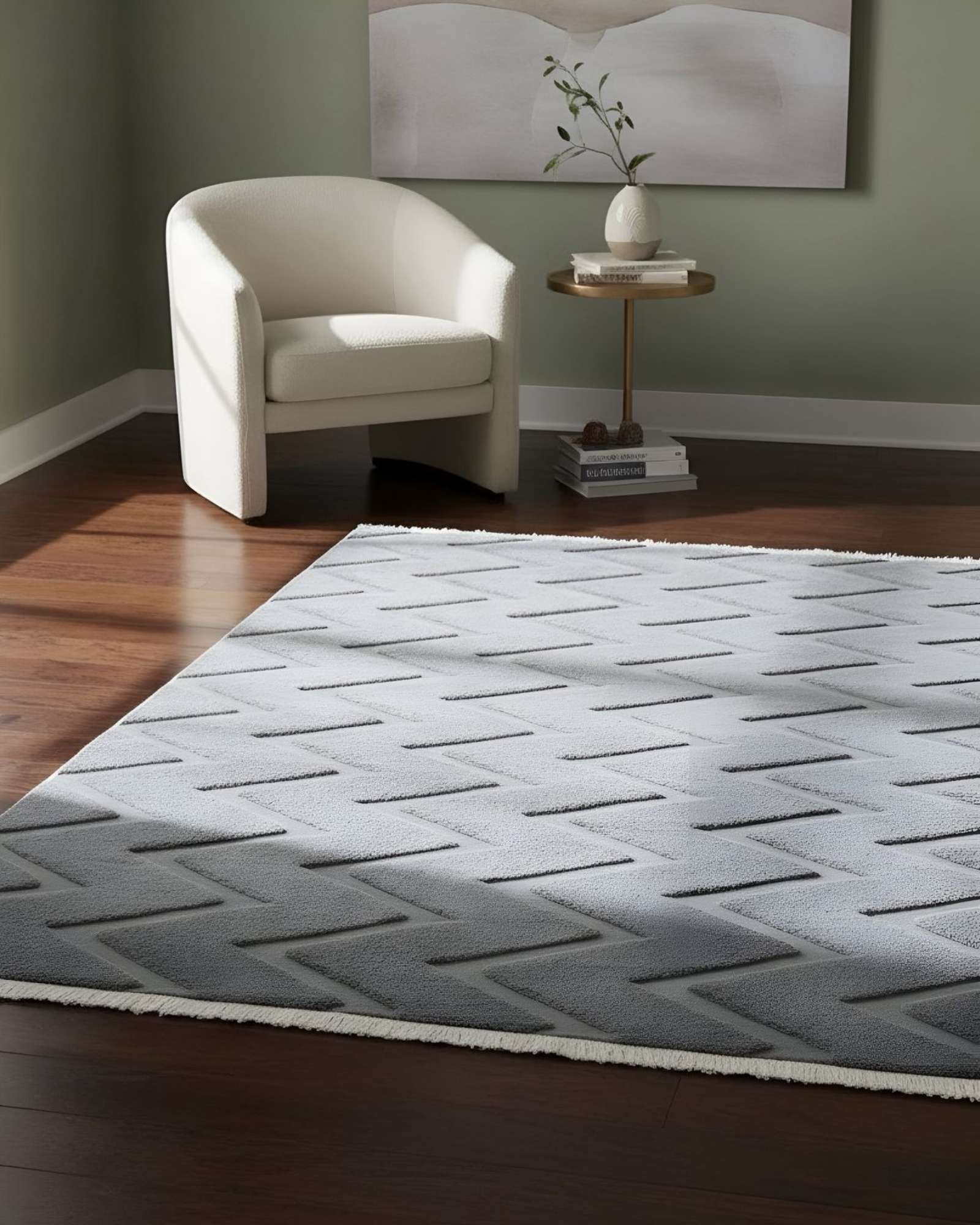 ALFOMBRA JACQUARD MODERNA Y ELEGANTE 180X200 - 3