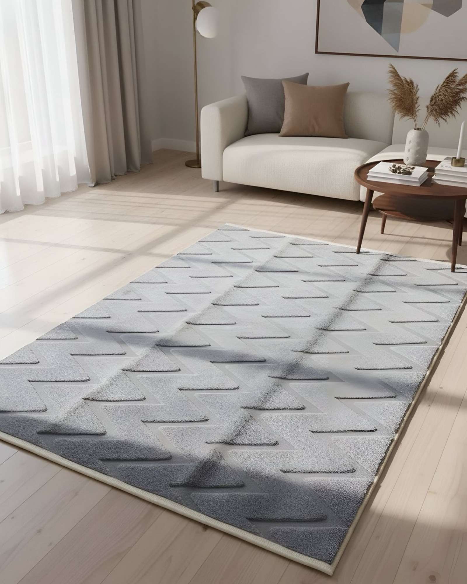 ALFOMBRA JACQUARD MODERNA Y ELEGANTE 180X200 - 4