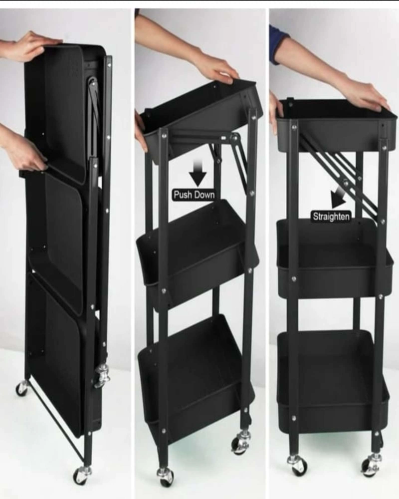 CARRITO PLEGABLE ORGANIZADOR 3 NIVELES - 3