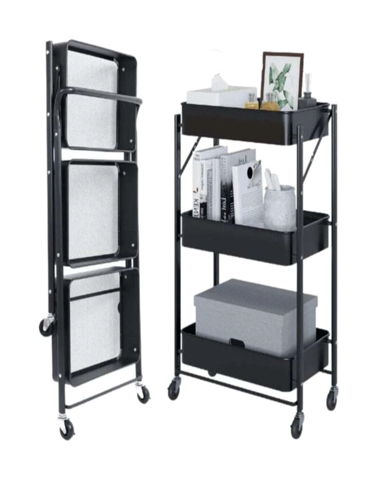 CARRITO PLEGABLE ORGANIZADOR 3 NIVELES - 6