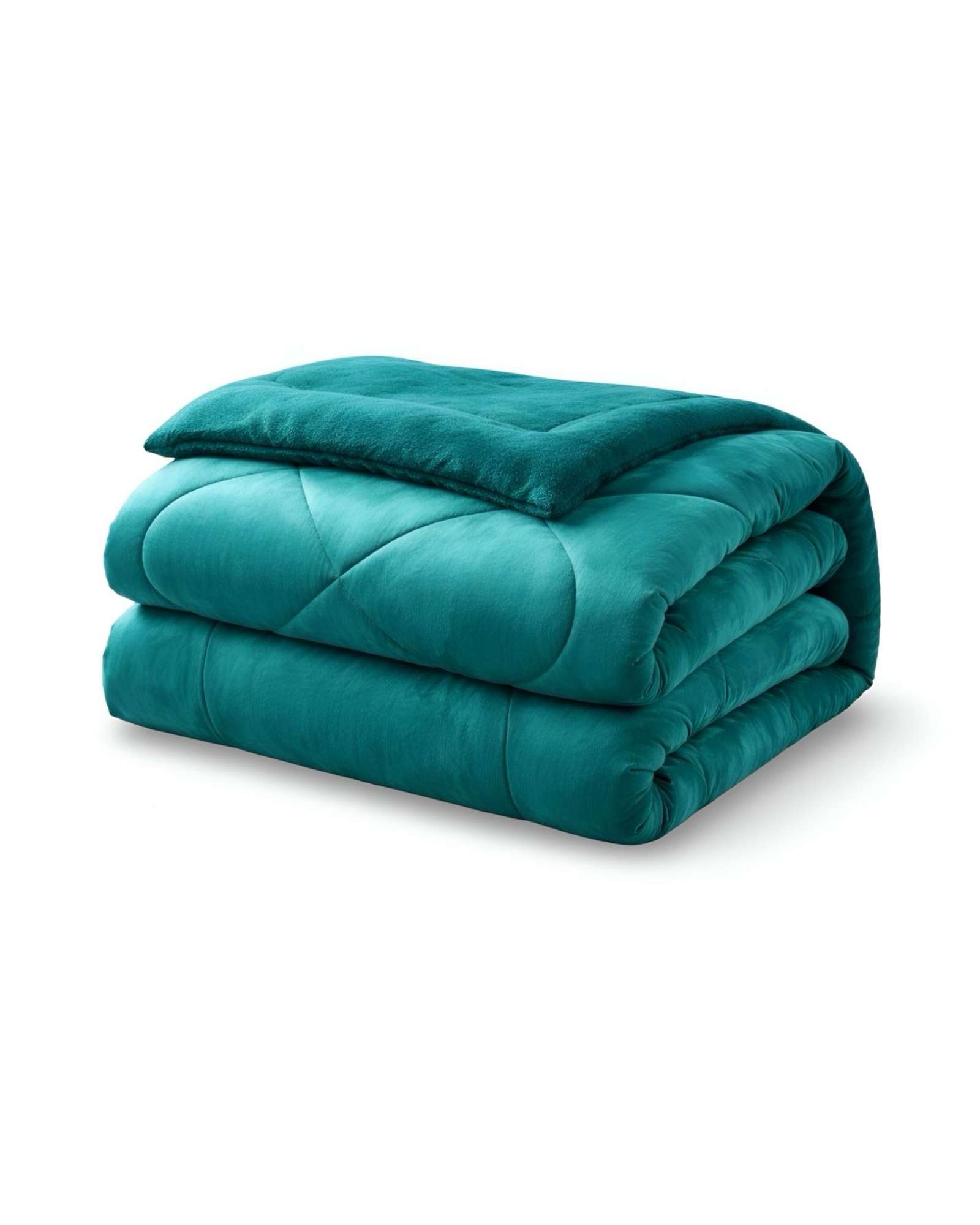 CUBRECAMA DE INVIERNO CON CHIPORRO DISEÑO LISO KING - 1