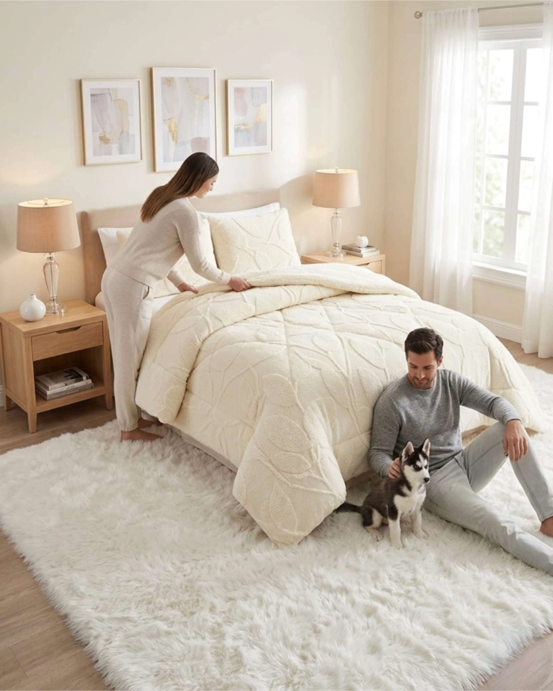 CUBRECAMA PLUMON SHERWOOD DE 2 PLAZAS CON FUNDAS DE ALMOHADA - 6
