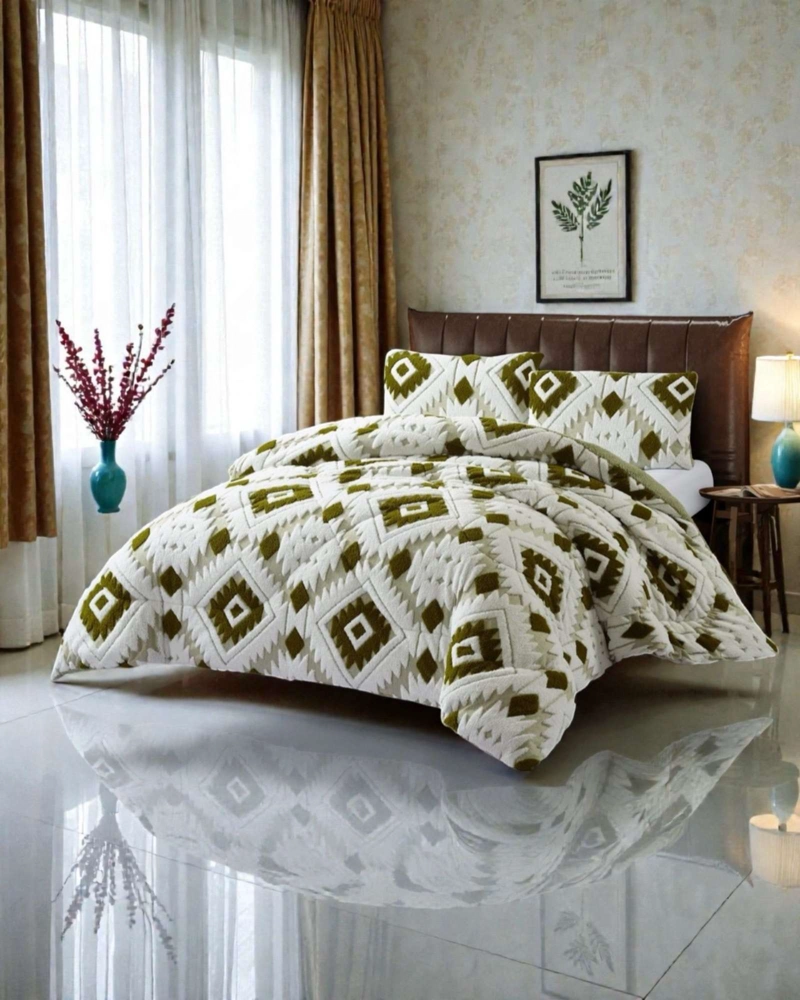 CUBRECAMA CHIPORRO DISEÑO JACQUARD 2 PLAZAS OTOÑO-INVIERNO - 4