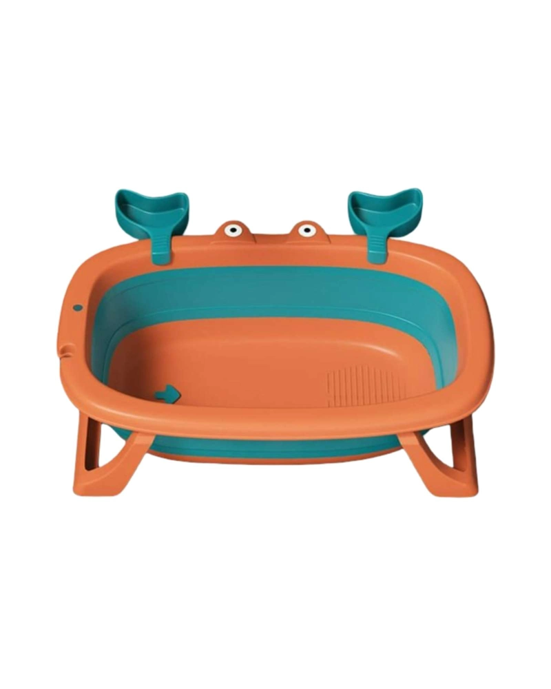 BAÑERA BEBE TINA PLEGABLE CANGREJO NARANJA - 2