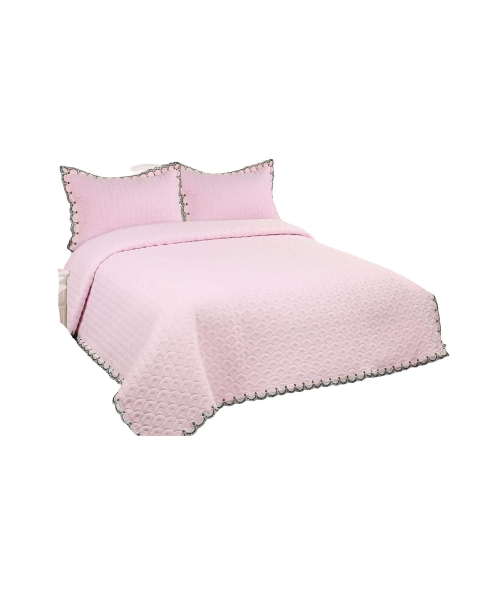 CUBRECAMAS QUILT BORDADOS 2 PLAZA EXTRA SUAVE - 6