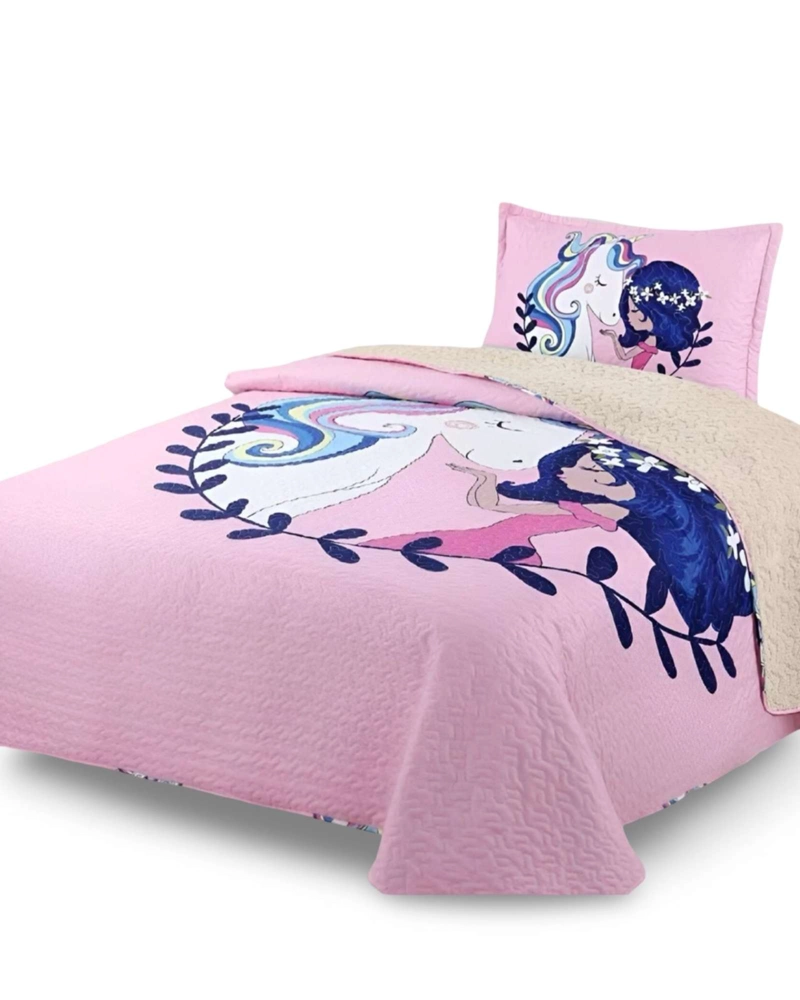 PACK CUBRECAMA SHERPA + SABANAS POLAR INVIERNO SIN FRIO PLAZA Y MEDIA - 6