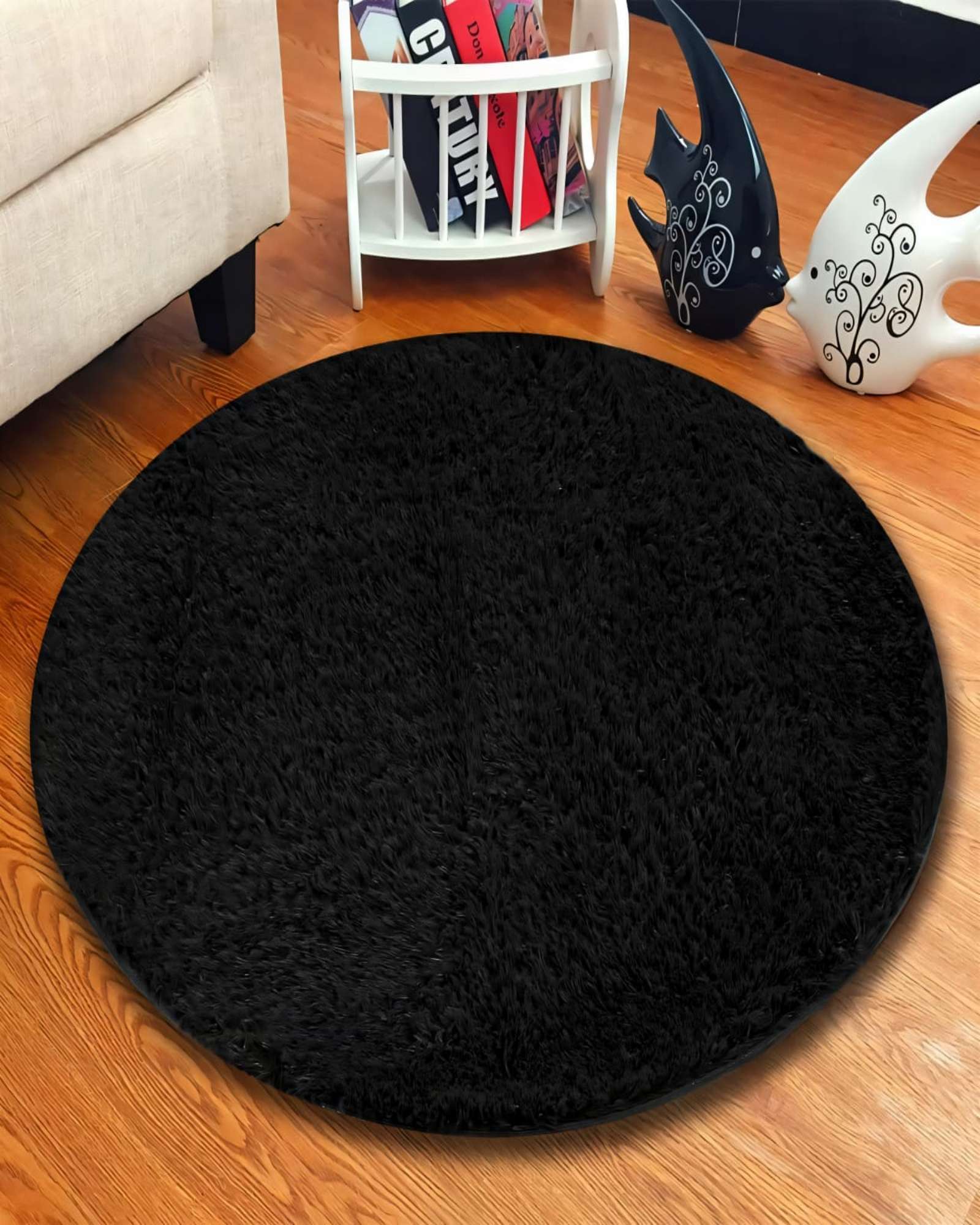 ALFOMBRA REDONDA EXTRA SOFT TEXTURA SHAGGY PREMIUM 150X150 - 5