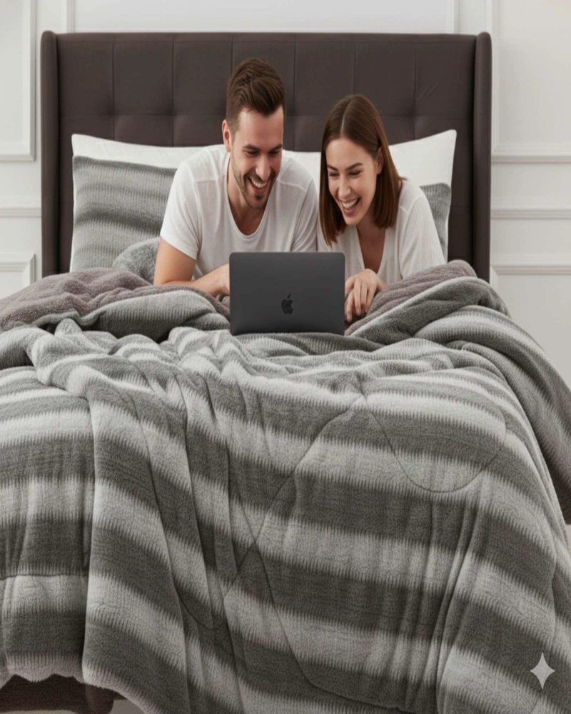 COBERTOR CHIPORRO 2 PLAZAS INVIERNO SOFT TOUCH PREMIUM - 1