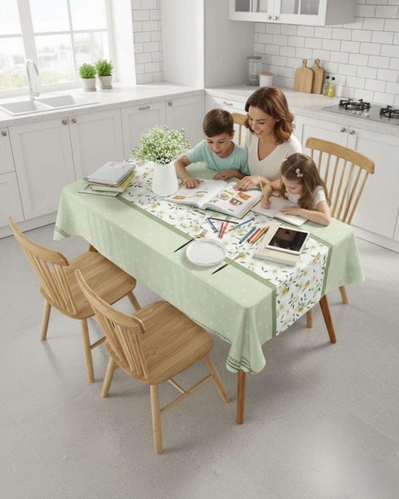 MANTEL PROTECTOR ANTIMANCHAS 140X220 CM RECTANGULAR - 4