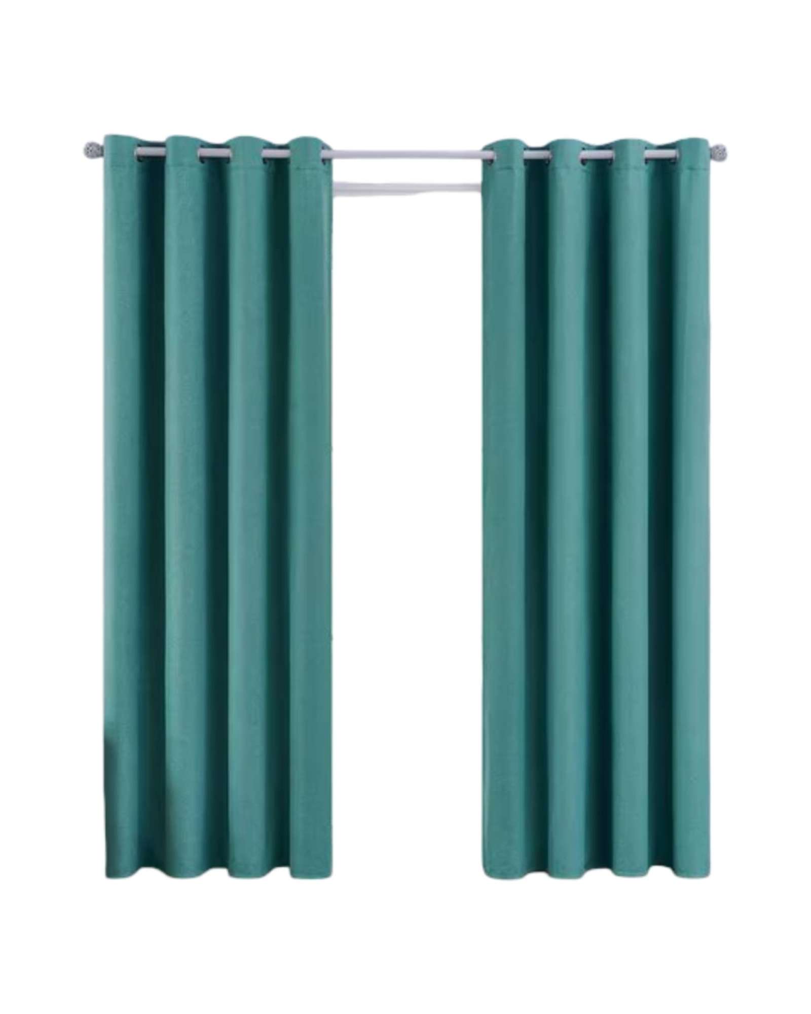 SET DE CORTINAS BLACKOUT ENGOMADAS MODERNAS DE LUJO - 6