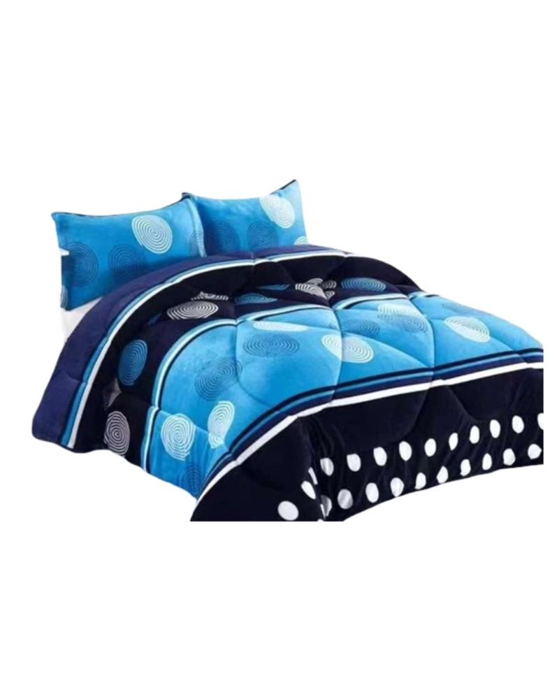 COBERTOR PLUSH DE LUJO LANA SINTETICA CONFORT SUPERIOR PLAZA Y MEDIA - 6