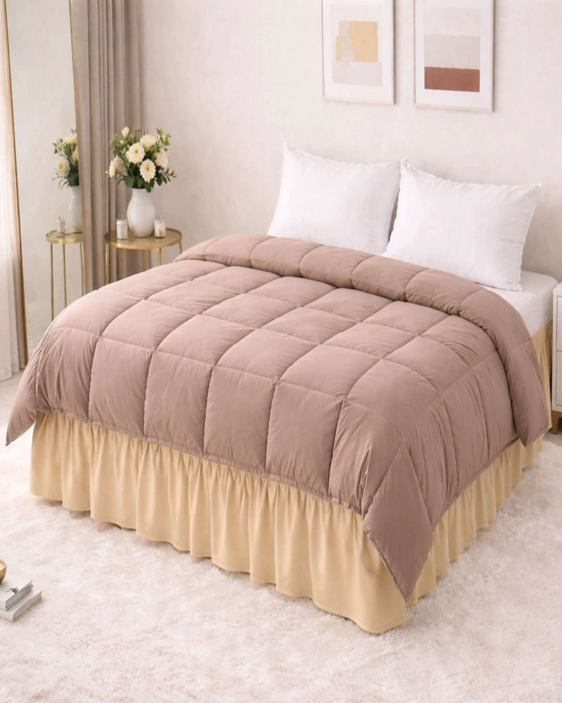 FALDON DE CAMA CON PLISADO ELEGANTE SUPER KING - 6