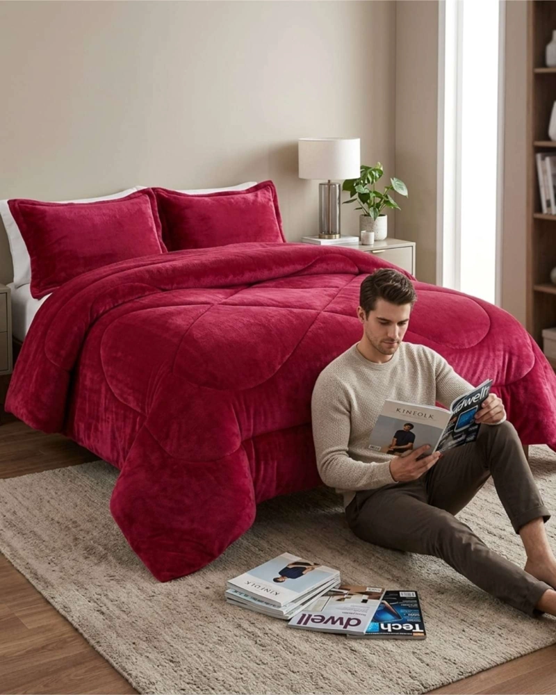 COBERTOR INVIERNO 230X250 CM PLUSH Y CHIPORRO KING / SUPER KING - 1