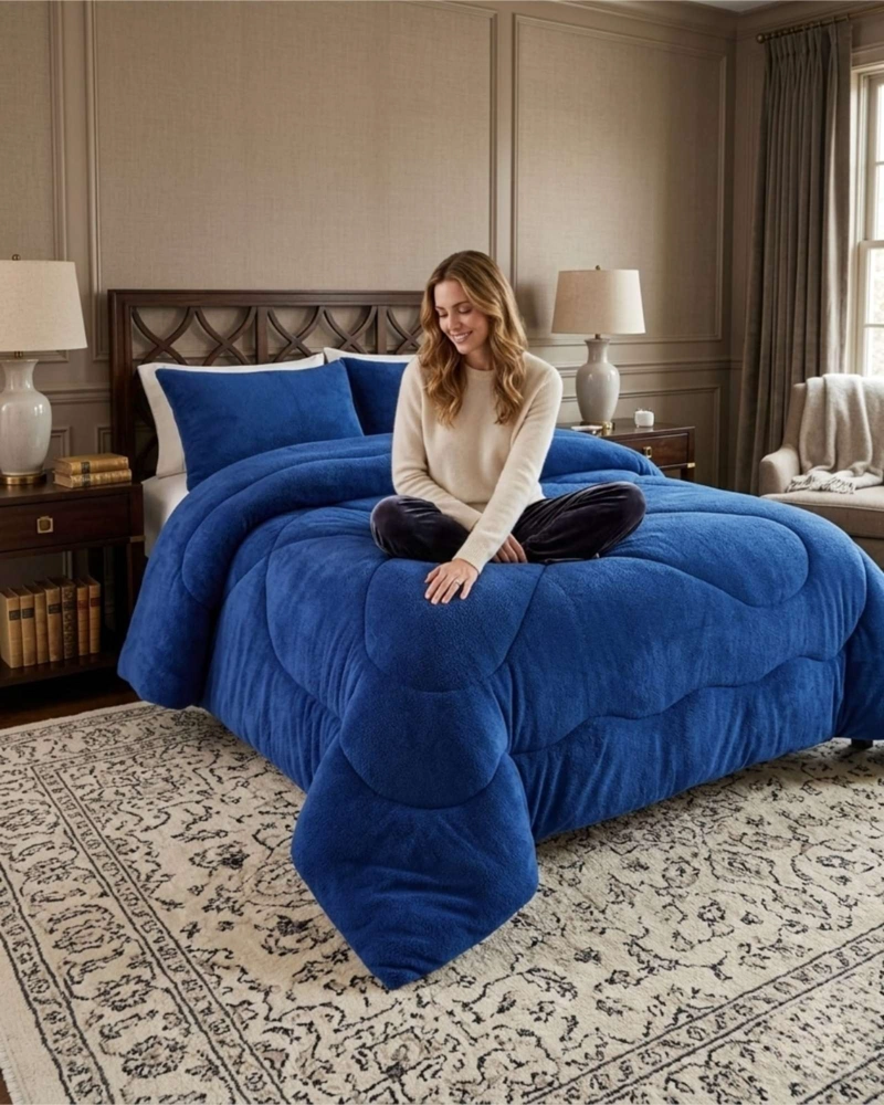 COBERTOR INVIERNO 230X250 CM PLUSH Y CHIPORRO KING / SUPER KING - 1