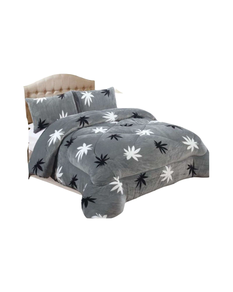 CUBRECAMA PLUSH 2 PLAZAS CON CHIPORRO EXTRA CALIDO - TE RMICO SUAVE - 6