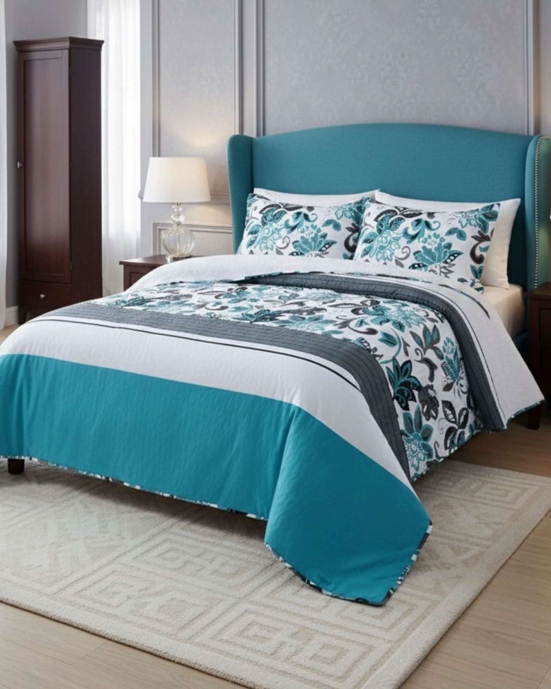 CUBRECAMA QUILT SHERPA PLAZA Y MEDIA 180 X 230 CM - 4