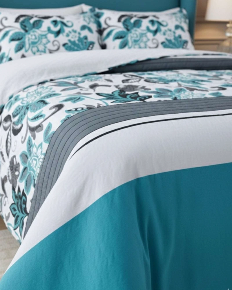 CUBRECAMA QUILT SHERPA PLAZA Y MEDIA 180 X 230 CM - 6