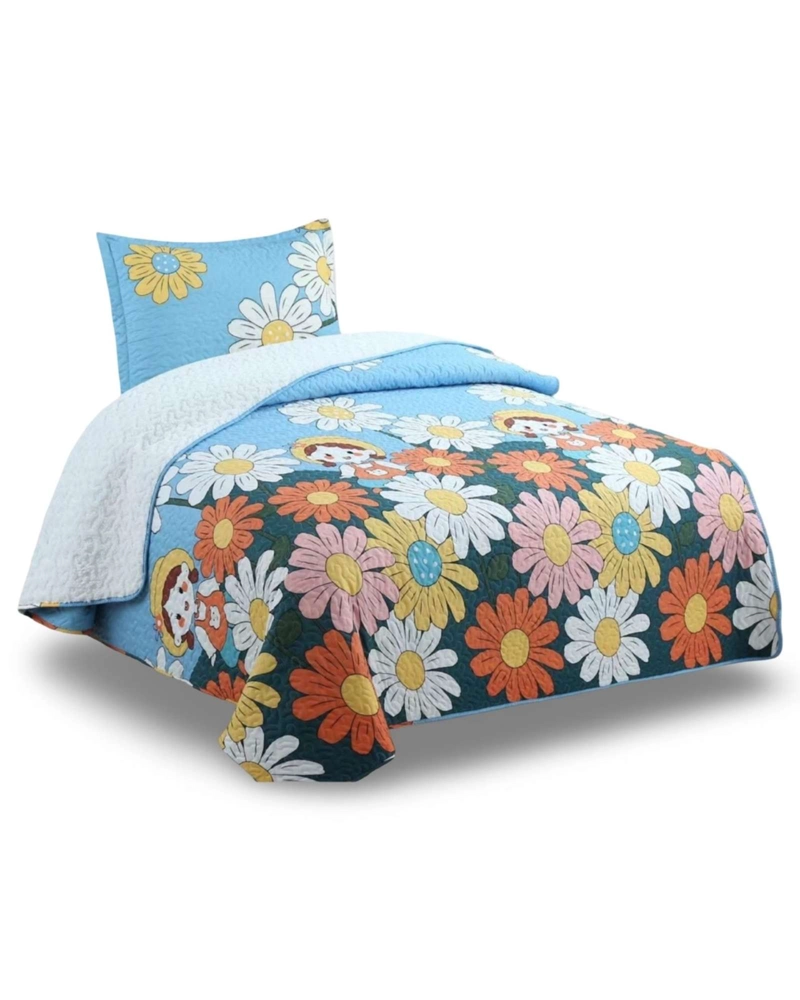 CUBRECAMA QUILT SHERPA PLAZA Y MEDIA 180 X 230 CM - 5