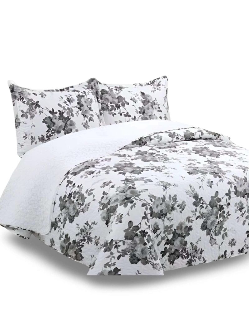COBERTOR COLCHA QUILT SHERPA OTOÑO INVIERNO 2 PLAZAS - 5