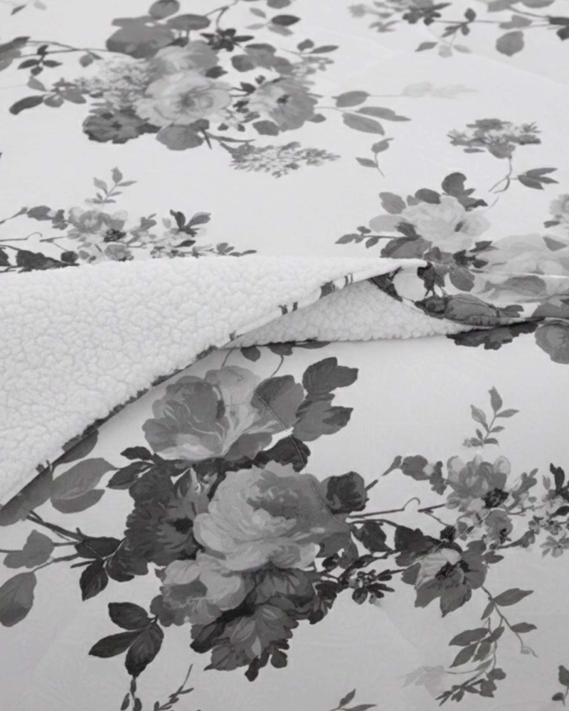 COBERTOR COLCHA QUILT SHERPA OTOÑO INVIERNO 2 PLAZAS - 6