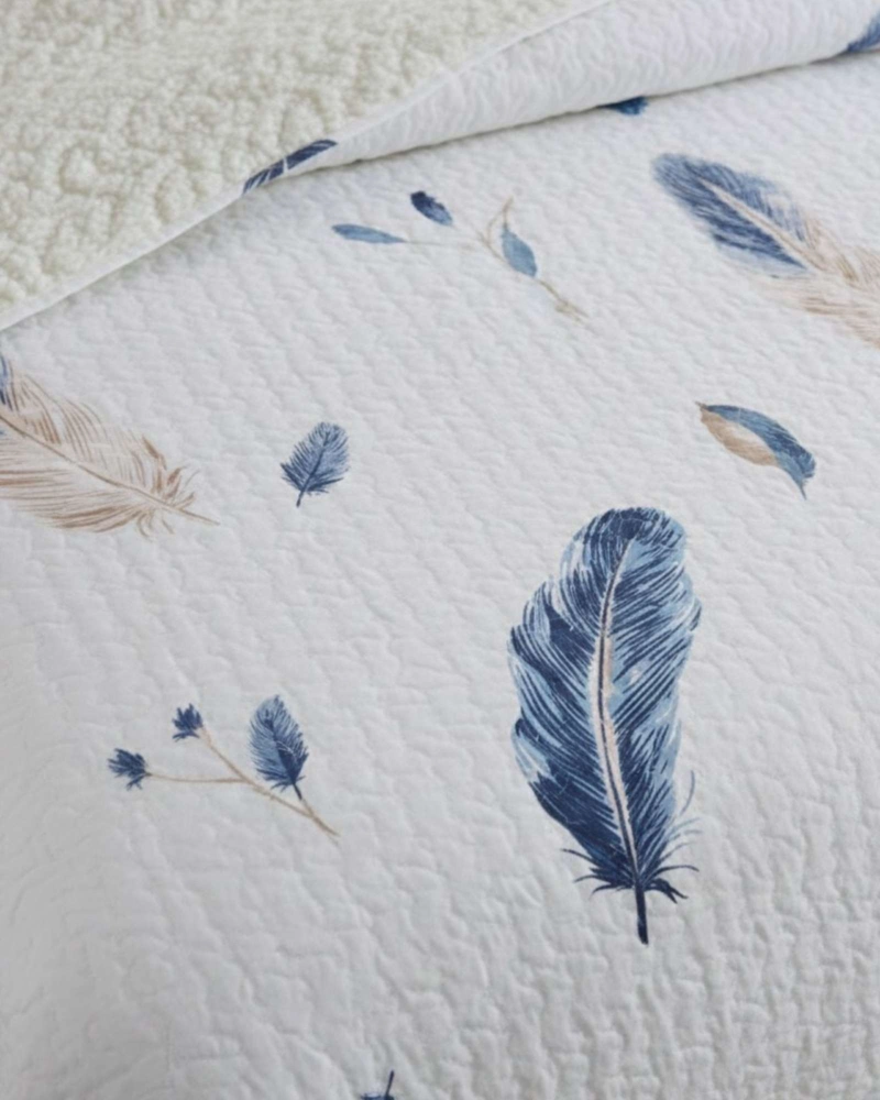 CUBRECAMA QUILT CON SHERPA 2 PLAZA 230 CM X 250 CM - 6