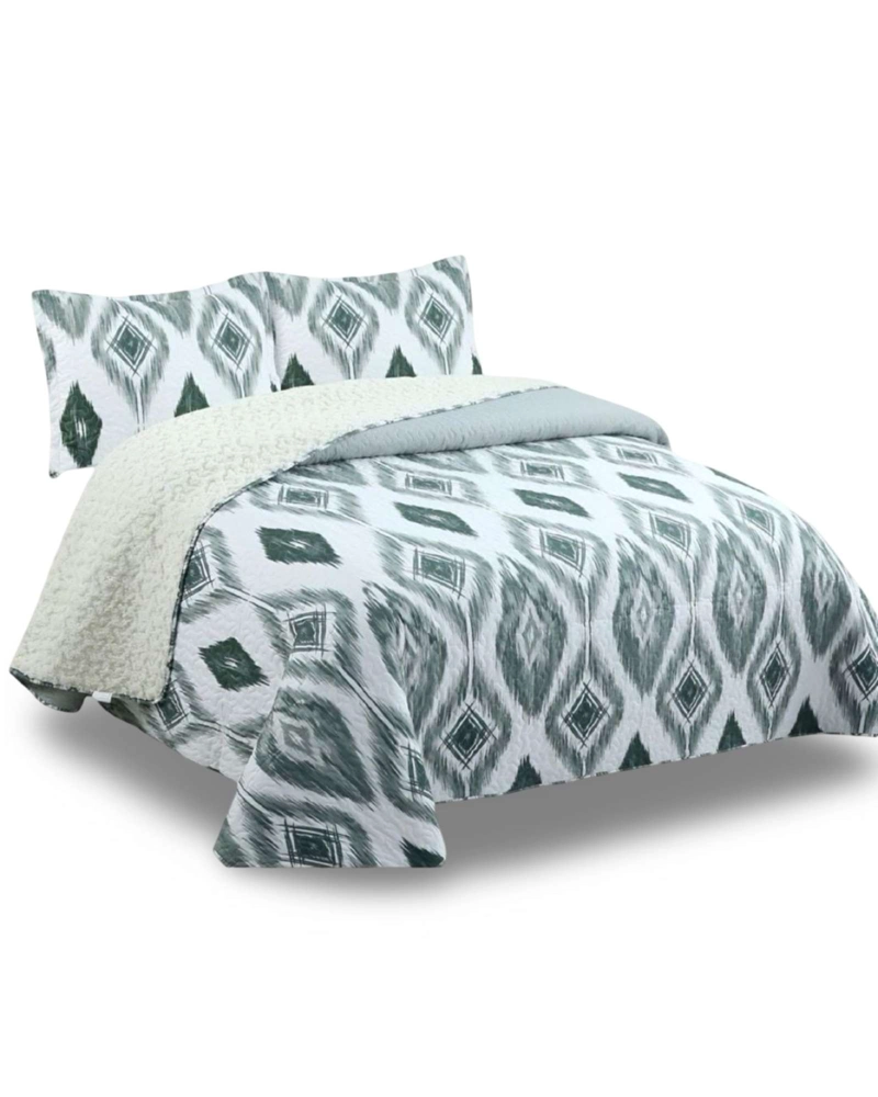CUBRECAMA QUILT CON SHERPA KING 250 X 270 CM - 5