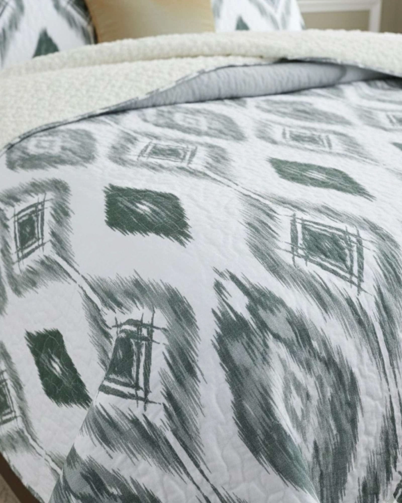 CUBRECAMA QUILT CON SHERPA KING 250 X 270 CM - 6