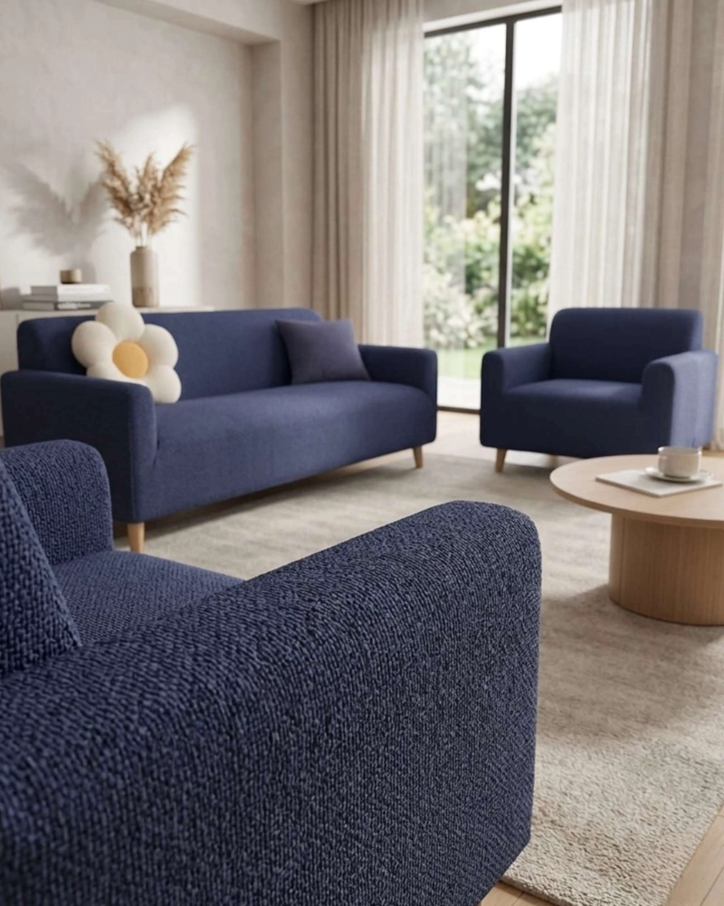 JUEGO DE CUBRE SILLON 3+1+1 TEXTURIZADO PREMIUM - 4