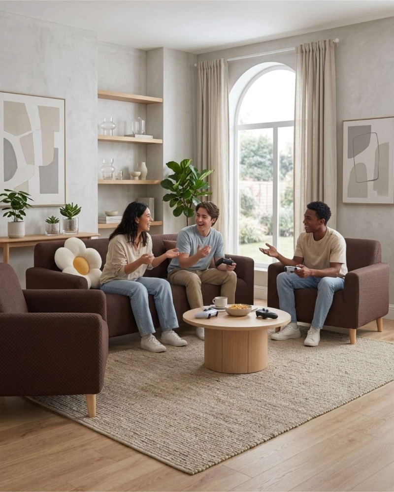 JUEGO DE CUBRE SILLON 3+1+1 TEXTURIZADO PREMIUM - 4