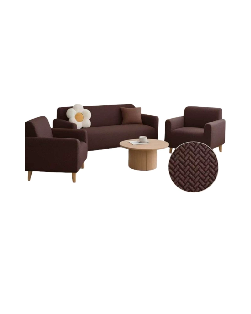 JUEGO DE CUBRE SILLON 3+1+1 TEXTURIZADO PREMIUM - 5