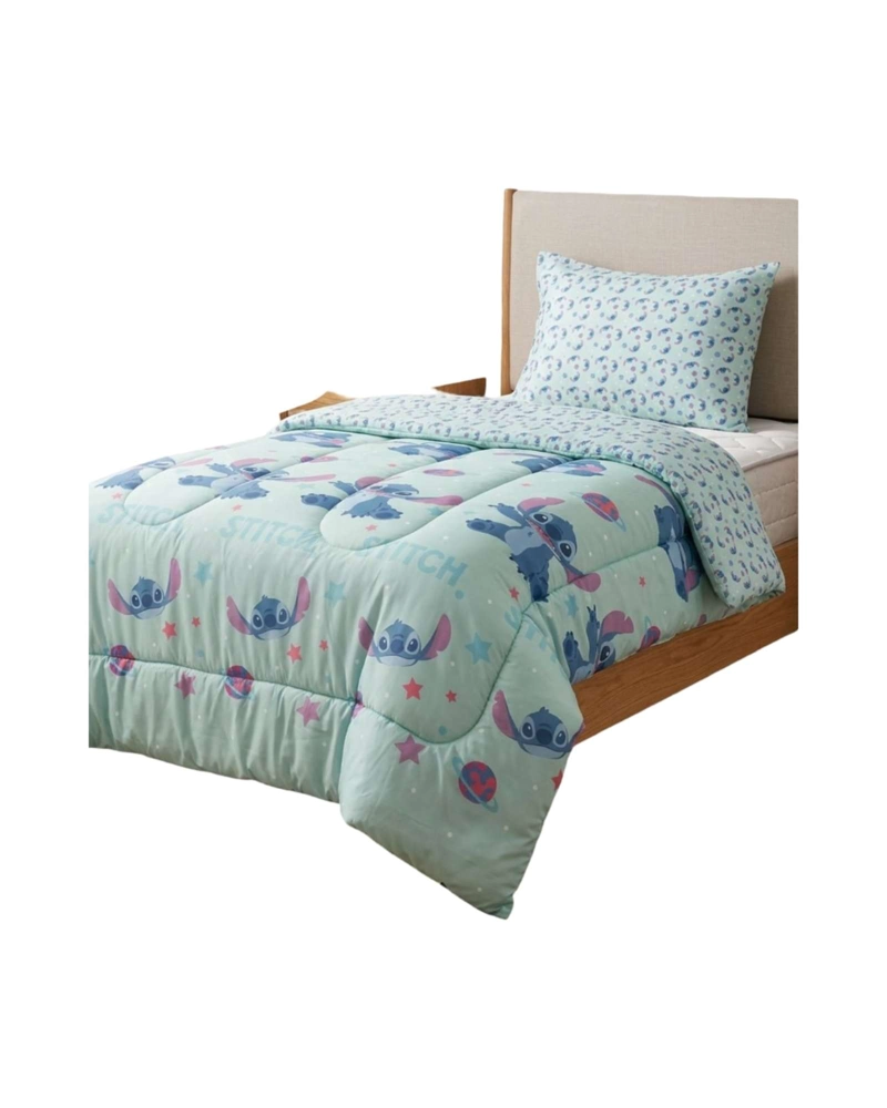 PLUMON OFICIAL STITCH PLANETA 1.5 PLAZAS CON FUNDA - 3
