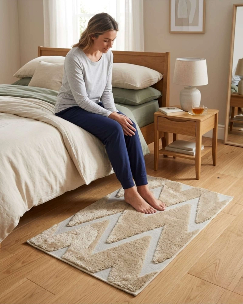ALFOMBRA BAJADA DE CAMA 50X80 CM ESTILO JACQUARD - 2