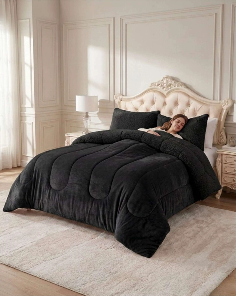 CUBRECAMA DE INVIERNO PLUSH CON CHIPORRO KING / SUPER KING - 1