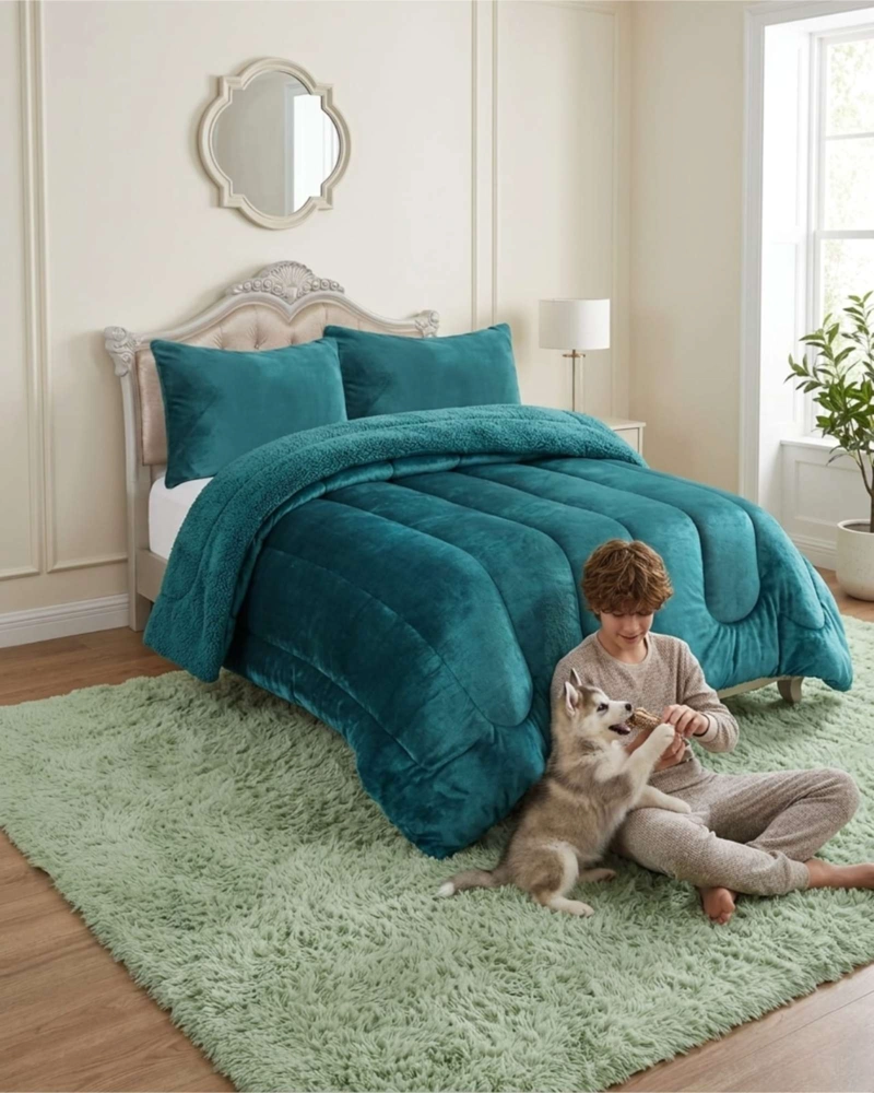 CUBRECAMA DE INVIERNO PLUSH CON CHIPORRO KING / SUPER KING - 1