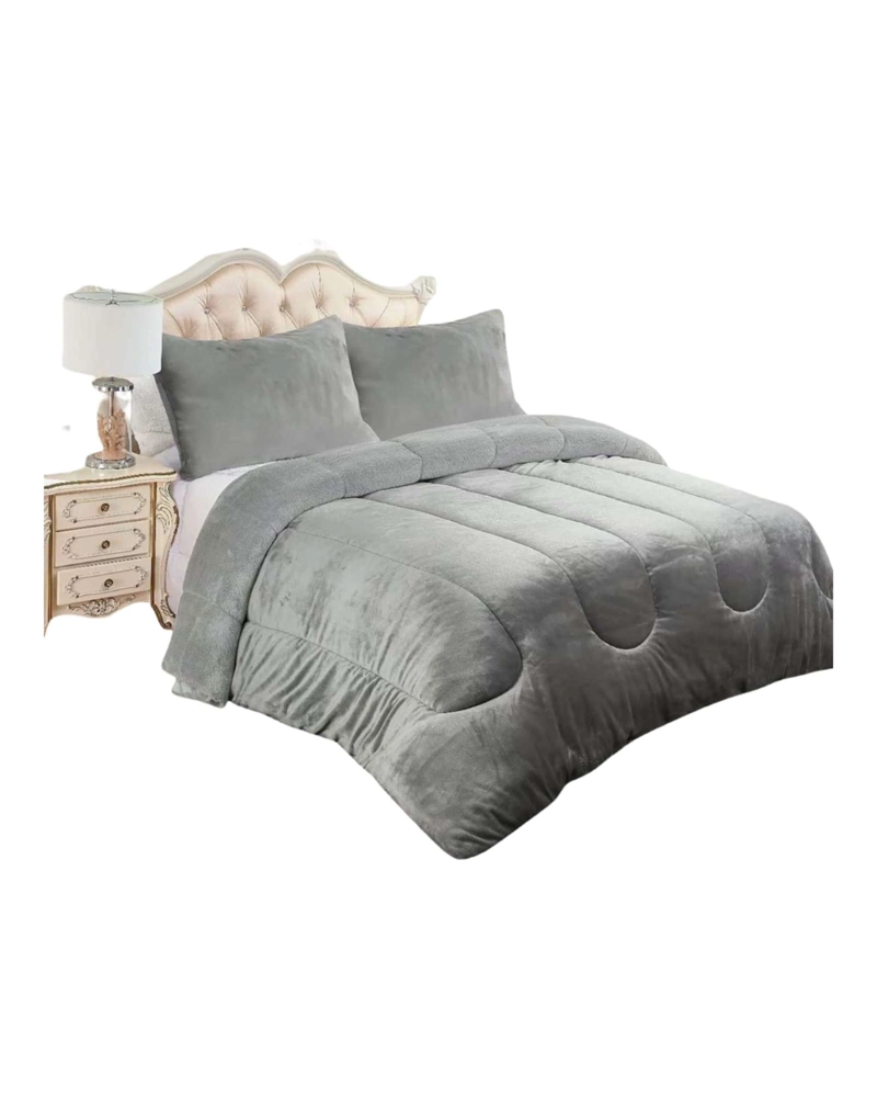 CUBRECAMA DE INVIERNO PLUSH CON CHIPORRO 2 PLAZAS - 3