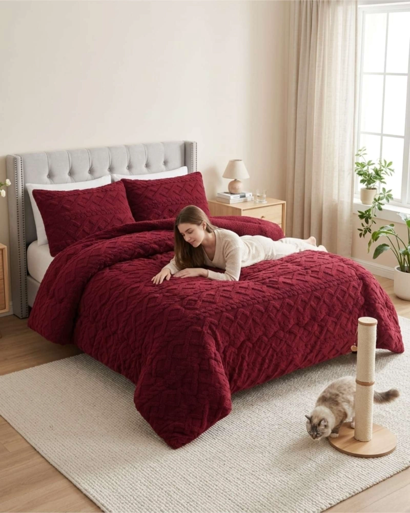 COBERTOR KING CHIPORRO TRENZADO DE INVIERNO - 5